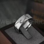 Fish Hooks Ring, Couple Rings, Fishing Ring, Fisherman Ring, Fisherman Jewelry, Fishing Wedding Rings - Image 2