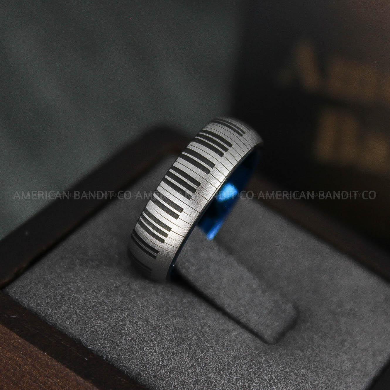 IMG_4899 Piano Ring, Music Ring, Music Jewelry, Music Notes Ring, Piano Jewelry, Musician Ring, Musician Jewelry - Image 1