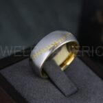 Baseball Ring, Baseball Wedding Ring, Baseball Wedding Band, Gold Ring, Gold Wedding Band, Gold Baseball Wedding Band, Baseball Jewelry - Image 3