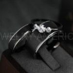Couple Rings, Couple Wedding Bands, Black Wedding Bands, Black Wedding Rings