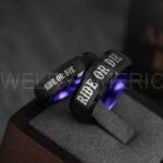 Ride or Die Ring, Ride or Die, Ride or Die Wedding Ring, Ride or Die Wedding Band - Image 2