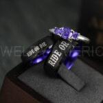 Ride or Die Rings, Ride or Die, Ride or Die Wedding Rings, Ride or Die Wedding Bands