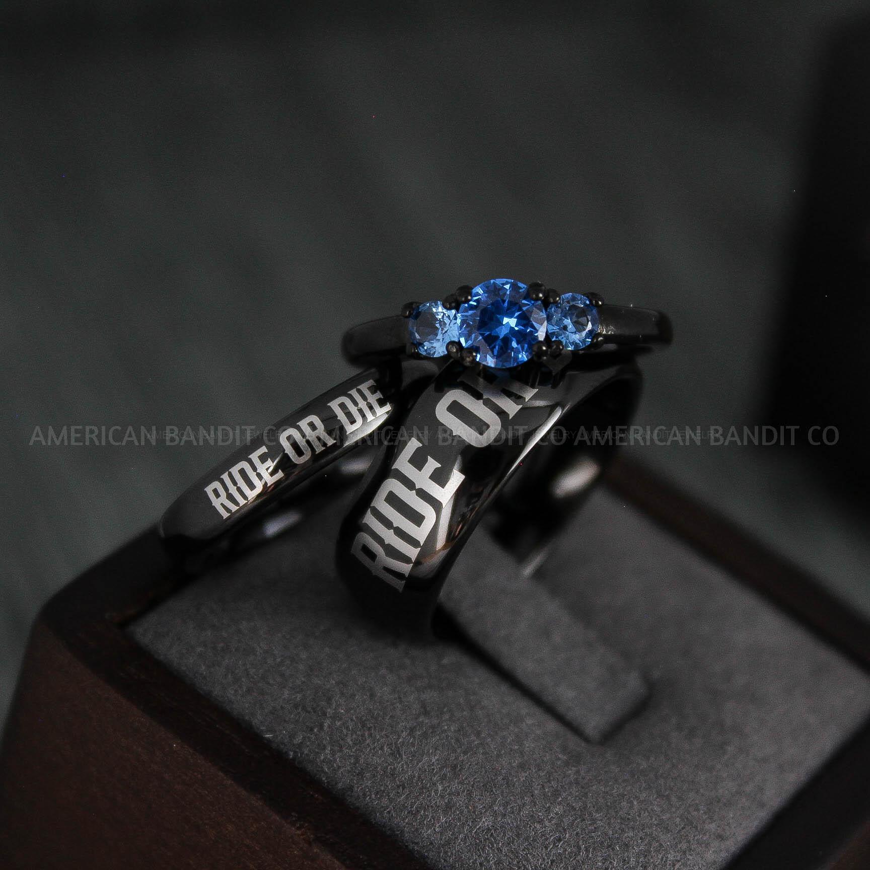 IMG_4950 Ride or Die Rings, Ride or Die, Ride or Die Wedding Rings, Ride or Die Wedding Bands - Image 1