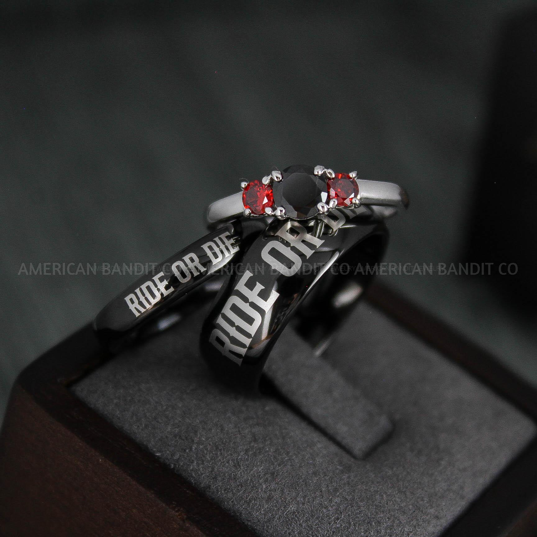 IMG_4954 Ride or Die Rings, Ride or Die, Ride or Die Wedding Rings, Ride or Die Wedding Bands - Image 1