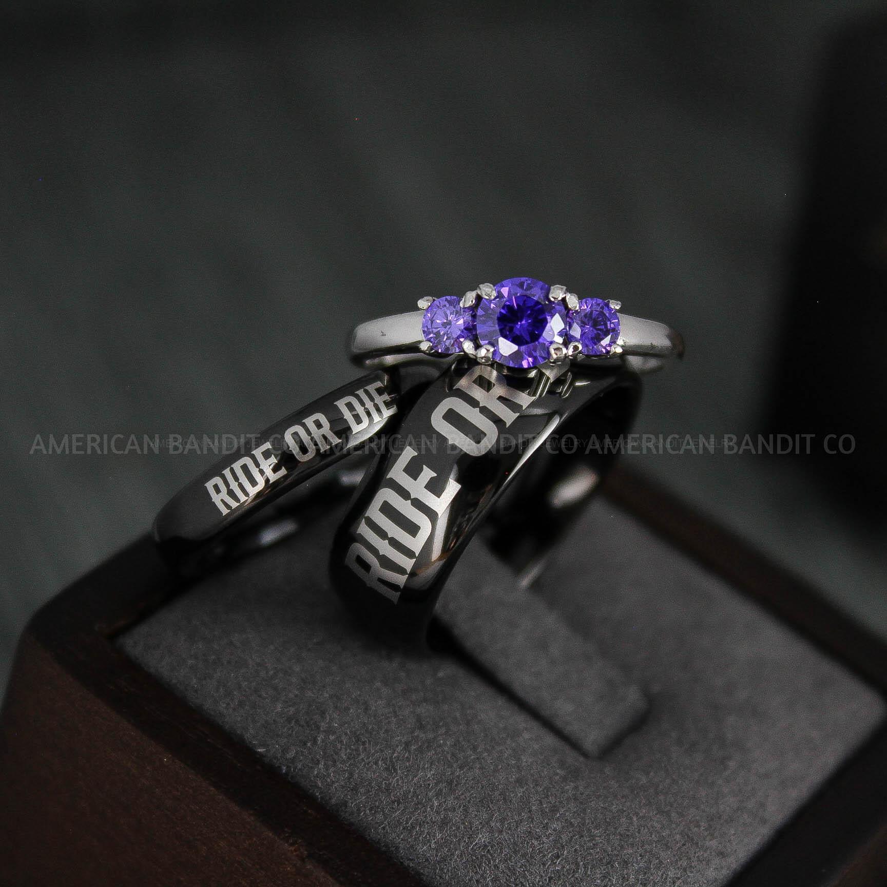 IMG_4956 Ride or Die Rings, Ride or Die, Ride or Die Wedding Rings, Ride or Die Wedding Bands - Image 1