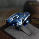 Ride or Die Ring, Ride or Die, Ride or Die Wedding Ring, Ride or Die Wedding Band, Blue Wedding Ring, Blue Wedding Band, Biker Ring