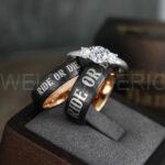 Ride or Die Rings, Ride or Die, Ride or Die Wedding Rings, Ride or Die Wedding Bands, Black Wedding Rings, Black Wedding Bands, Biker Rings