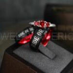 Ride or Die Rings, Ride or Die, Ride or Die Wedding Rings, Ride or Die Wedding Bands, Black Wedding Rings, Black Wedding Bands, Biker Rings
