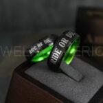 Ride or Die Rings, Ride or Die, Ride or Die Wedding Rings, Ride or Die Wedding Bands, Black Wedding Rings, Black Wedding Bands, Biker Rings - Image 2