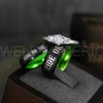 Ride or Die Rings, Ride or Die, Ride or Die Wedding Rings, Ride or Die Wedding Bands, Black Wedding Rings, Black Wedding Bands, Biker Rings