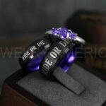 Ride or Die Rings, Ride or Die, Ride or Die Wedding Rings, Ride or Die Wedding Bands, Black Wedding Rings, Black Wedding Bands, Biker Rings