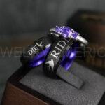 Ride or Die Rings, Ride or Die, Ride or Die Wedding Rings, Ride or Die Wedding Bands, Black Wedding Rings, Black Wedding Bands, Biker Rings