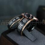 Ride or Die Rings, Ride or Die, Ride or Die Wedding Rings, Ride or Die Wedding Bands, Black Wedding Rings, Black Wedding Bands, Biker Rings