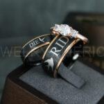 Ride or Die Rings, Ride or Die, Ride or Die Wedding Rings, Ride or Die Wedding Bands, Black Wedding Rings, Black Wedding Bands, Biker Rings