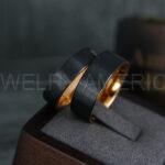 Couple Rings, Couple Wedding Bands, Black Wedding Bands, Black Wedding Rings
