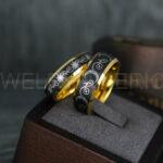 Sun and Moon Rings, Sun and Moon Wedding Rings, Sun and Moon Wedding Bands, Sun and Moon Jewelry, Couple Rings, Matching Couple Rings