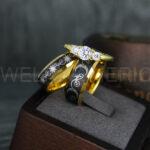 Sun and Moon Rings, Sun and Moon Wedding Rings, Sun and Moon Wedding Bands, Sun and Moon Jewelry, Couple Rings, Matching Couple Rings
