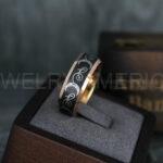 Sun and Moon Rings, Sun and Moon Wedding Rings, Sun and Moon Wedding Bands, Sun and Moon Jewelry, Couple Rings, Matching Couple Rings - Image 3