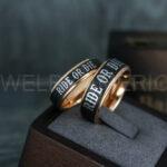 Ride or Die Rings, Ride or Die, Ride or Die Wedding Rings, Ride or Die Wedding Bands, Black Wedding Rings, Black Wedding Bands, Biker Rings - Image 2