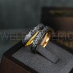 Zelda Rings, Zelda Wedding Rings, Couple Rings, Gamer Rings, Gamer Jewelry, Zelda Wedding Bands, Gamer Wedding Rings, Black Wedding Rings