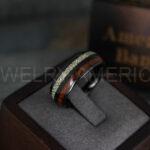 Meteorite Rings, Meteorite Wedding Rings, Meteorite Wedding Bands, Meteorite Jewelry, Black Wedding Rings, Black Wedding Bands, Meteor Rings - Image 5
