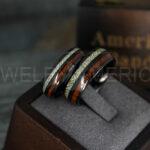 Meteorite Rings, Meteorite Wedding Rings, Meteorite Wedding Bands, Meteorite Jewelry, Black Wedding Rings, Black Wedding Bands, Meteor Rings - Image 4