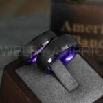 Couple Rings, Couple Jewelry, Matching Wedding Rings, Matching Wedding Bands, Couple Wedding Rings, Couple Wedding Bands, Black Wedding Ring