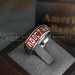 Aurebesh Ring, Aurebesh Wedding Ring, Aurebesh Jewelry, Star Wars Jewelry, Star Wars Ring, Aurebesh - Image 4