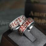 Aurebesh Ring, Aurebesh Wedding Ring, Aurebesh Jewelry, Star Wars Jewelry, Star Wars Ring, Aurebesh - Image 3