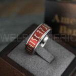 Mandalorian Ring, Mandalorian Wedding Ring, Mandalorian Jewelry, Star Wars Jewelry, Star Wars Ring, Mandalorian