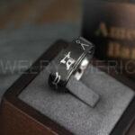 Stargate Ring, Stargate Earth Ring, Stargate Jewelry, Stargate Wedding Band, Stargate Wedding Ring - Image 5