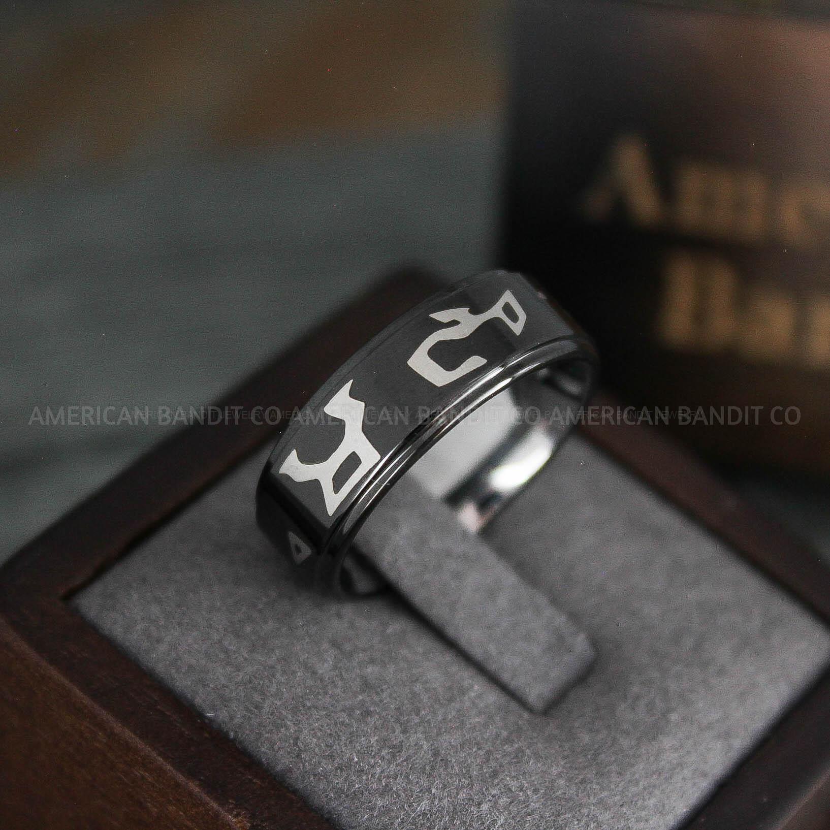 IMG_5233 Stargate Ring, Stargate Earth Ring, Stargate Jewelry, Stargate Wedding Band, Stargate Wedding Ring - Image 1