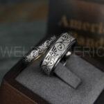 Zelda Rings, Zelda Wedding Rings, Couple Rings, Gamer Rings, Gamer Jewelry, Zelda Wedding Bands, Gamer Wedding Rings, Gold Wedding Rings