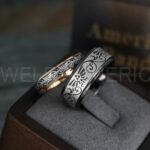 Zelda Rings, Zelda Wedding Rings, Couple Rings, Gamer Rings, Gamer Jewelry, Zelda Wedding Bands, Gamer Wedding Rings, Gold Wedding Rings
