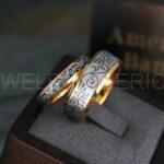Zelda Rings, Zelda Wedding Rings, Couple Rings, Gamer Rings, Gamer Jewelry, Zelda Wedding Bands, Gamer Wedding Rings, Gold Wedding Rings - Image 2