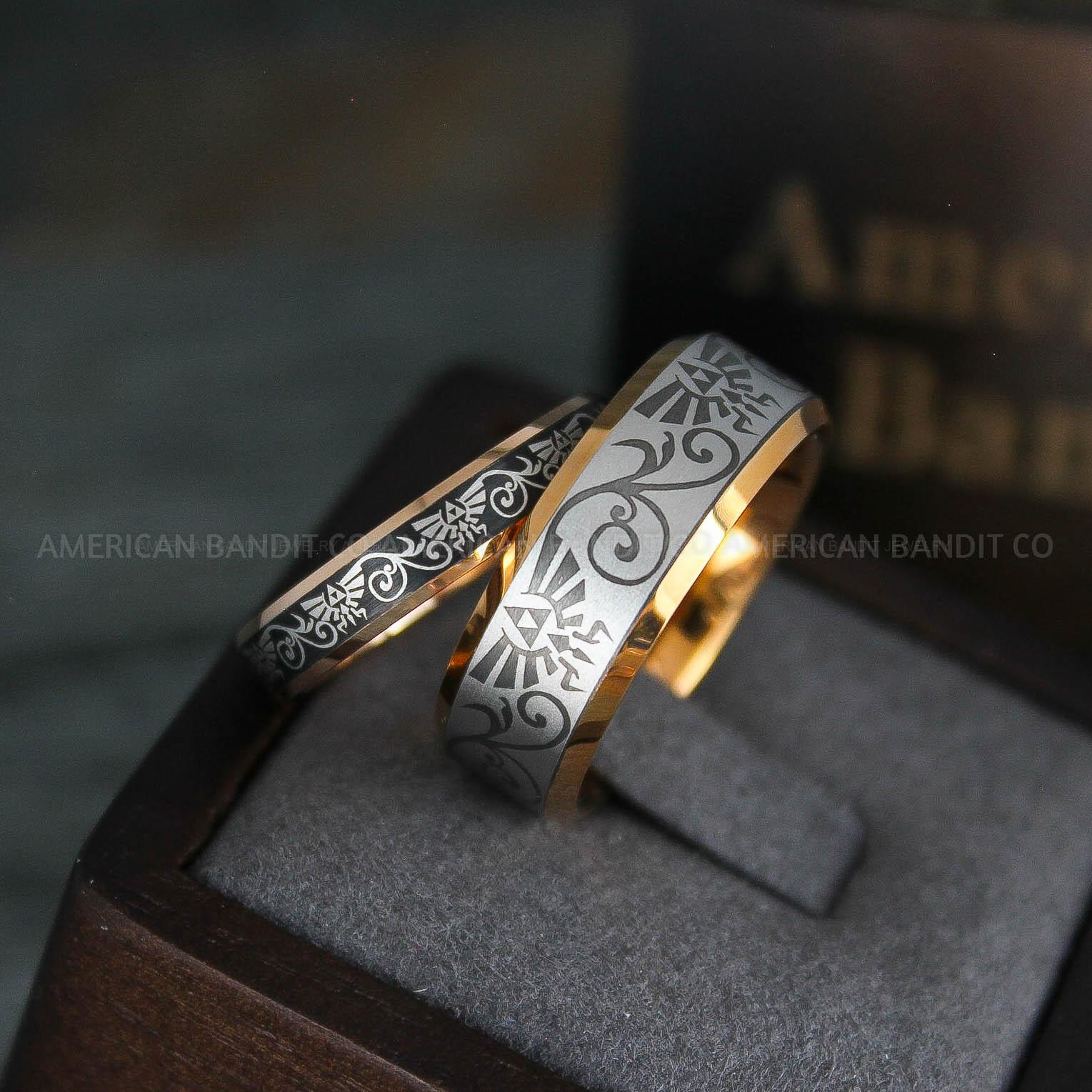 IMG_5268 Zelda Rings, Zelda Wedding Rings, Couple Rings, Gamer Rings, Gamer Jewelry, Zelda Wedding Bands, Gamer Wedding Rings, Gold Wedding Rings - Image 1