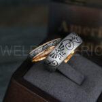 Zelda Rings, Zelda Wedding Rings, Couple Rings, Gamer Rings, Gamer Jewelry, Zelda Wedding Bands, Gamer Wedding Rings, Gold Wedding Rings - Image 3