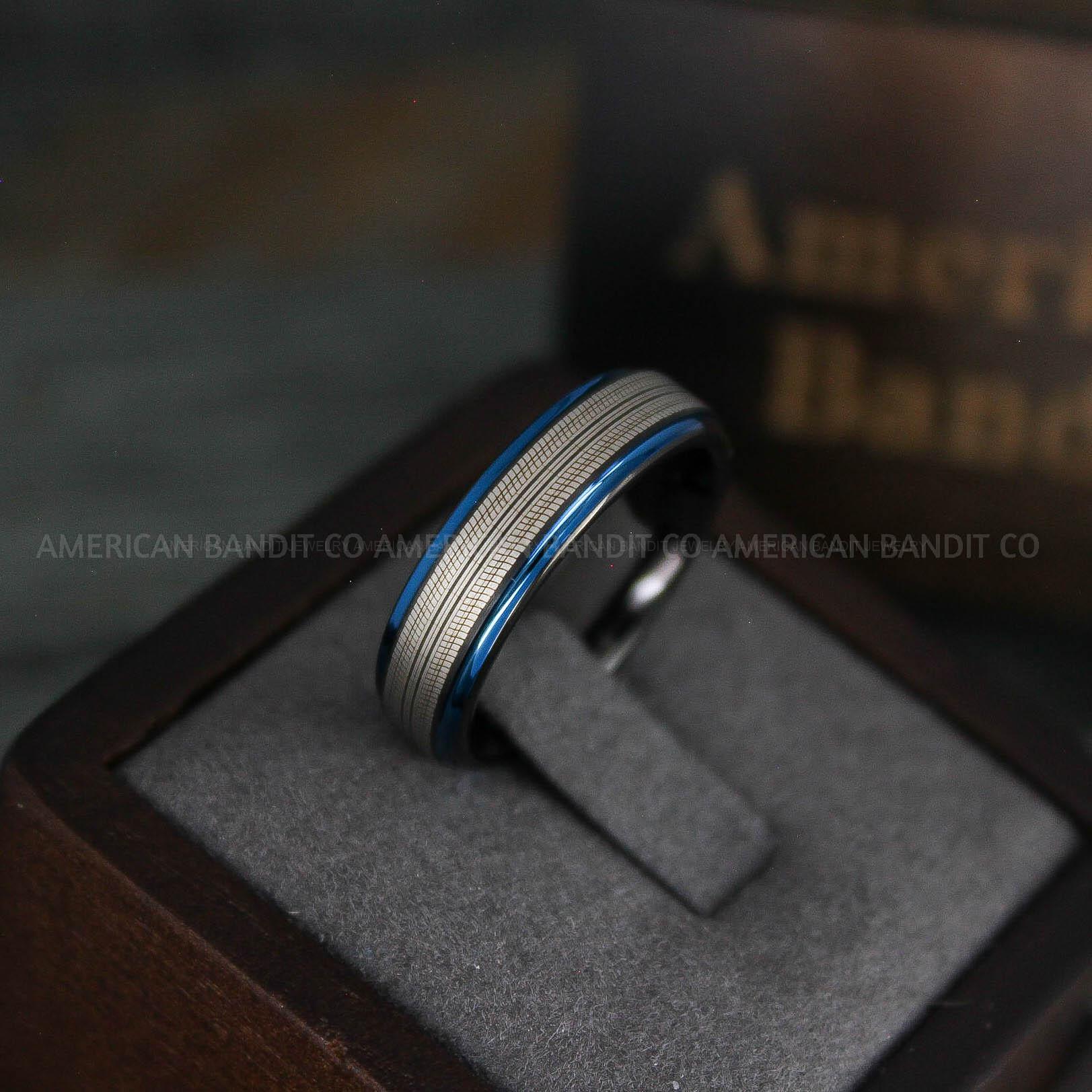 IMG_5294 Tire Ring, Tire Tread Pattern Ring, Tire Tread Ring, Mechanic Ring, Auto Racing Ring, Truck Driver Ring - Image 1