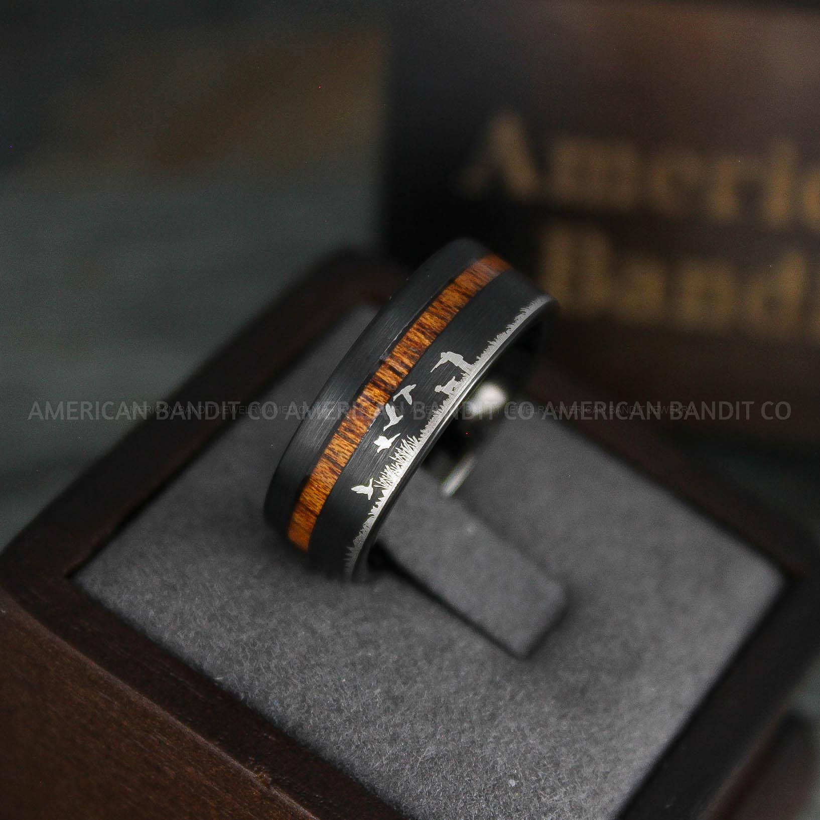 IMG_5319 Duck Hunting Rings, Duck Hunting Wedding Band, Duck Hunting Jewelry, Hunting Ring, Hunting Wedding Band - Image 1