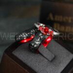 Flying Geese Rings, Geese Wedding Rings, Couple Rings, Couple Jewelry, Matching Wedding Rings, Matching Wedding Bands, Couple Wedding Rings