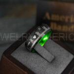 Mario Ring, Mario Brothers Wedding Ring, Gamer Ring, Gamer Jewelry, Mario Wedding Band, Gamer Wedding Ring