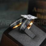 Elvish Rings, Elvish Wedding Rings, Elvish Wedding Bands, Elvish Jewelry, Black Wedding Rings