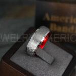 Circuit Board Ring, Circuit Board Wedding Band, Gamer Ring, Gamer Wedding Band, Silver Wedding Band - Image 3