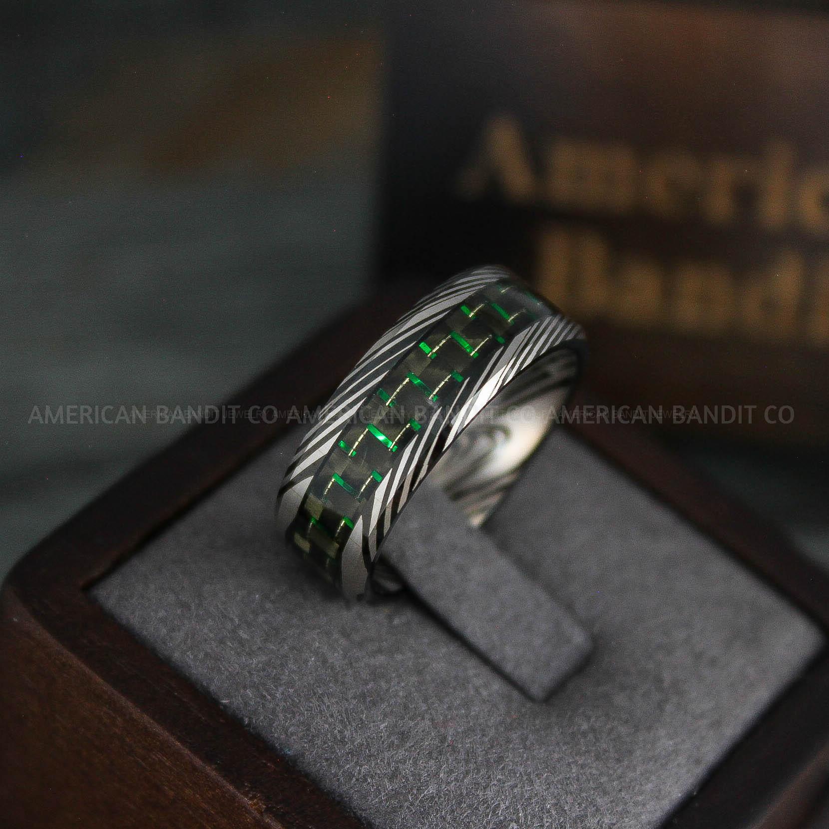 IMG_5369 Damascus Steel Ring, Damascus Steel Wedding Band, Damascus Steel Jewelry, Damascus Steel Wedding Ring - Image 1