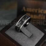 Fish Hooks Ring, Fishing Ring, Fisherman Ring, Fisherman Jewelry, Fishing Wedding Ring, Fishing Wedding Band