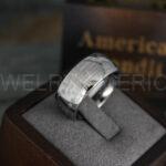 Circuit Board Ring, Circuit Board Wedding Band, Gamer Ring, Gamer Wedding Band, Silver Wedding Band