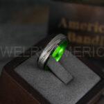 Damascus Steel Rings, Damascus Steel Wedding Rings, Damascus Steel Wedding Bands, Black Wedding Rings, Black Damascus Steel Wedding Rings - Image 5