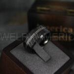 Elvish Ring, Elvish Wedding Ring, Elvish Wedding Band, Elvish Jewelry, Black Wedding Ring - Image 3