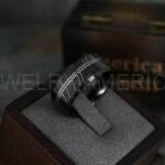 Elvish Ring, Elvish Wedding Ring, Elvish Wedding Band, Elvish Jewelry, Black Wedding Ring - Image 5