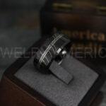 Elvish Ring, Elvish Wedding Ring, Elvish Wedding Band, Elvish Jewelry, Black Wedding Ring